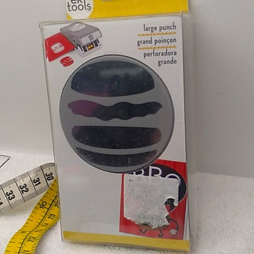 Eksuccess scrapbooking craft paper punch, hamburger punch is about 2 1/2 inches